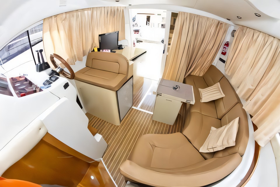 Interior of Starfisher 34 motor boat with 2 cabins Croatia yacht charter