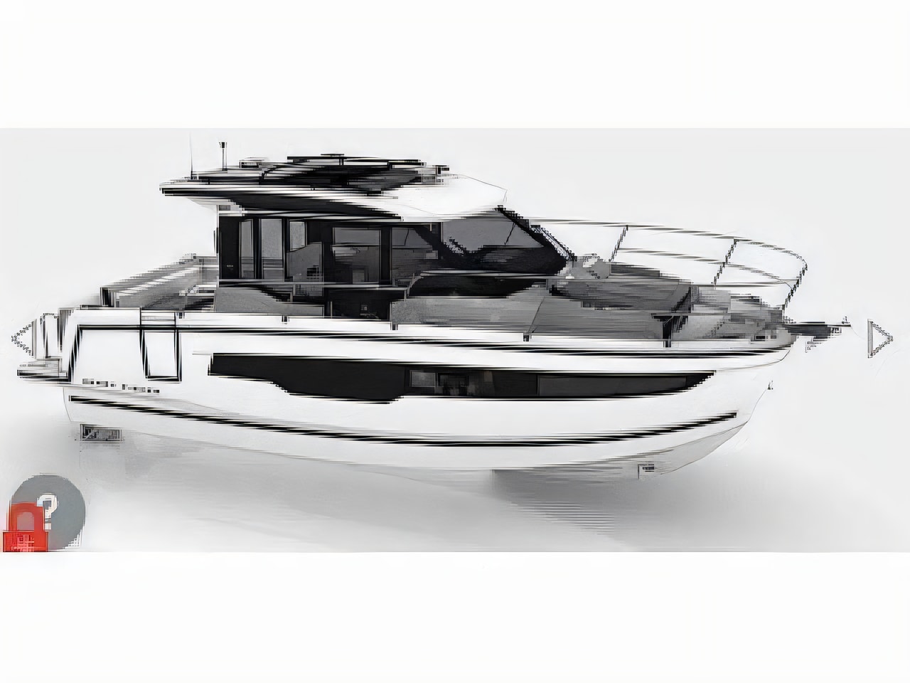 Exterior overview of Merry Fisher 895 motor boat for charter from Zadar Marina Borik in the Zadar sailing area Croatia