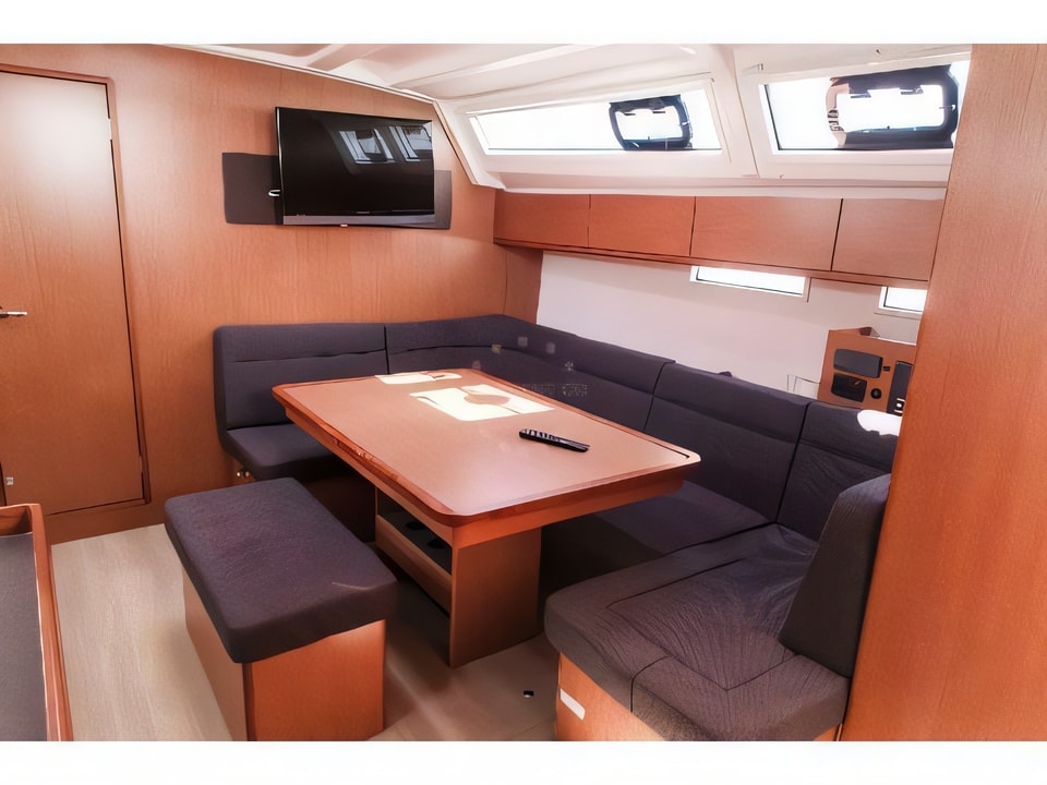 Interior of Bavaria 46 Cruiser sail boat with 4 cabins Croatia yacht charter
