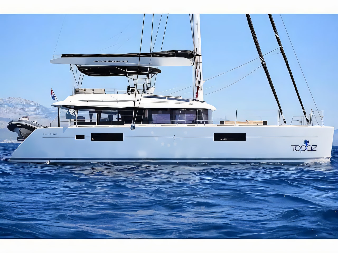 Lagoon 560 S2 catamaran for charter from Split / Port of Split / West Harbour Split sailing area Croatia