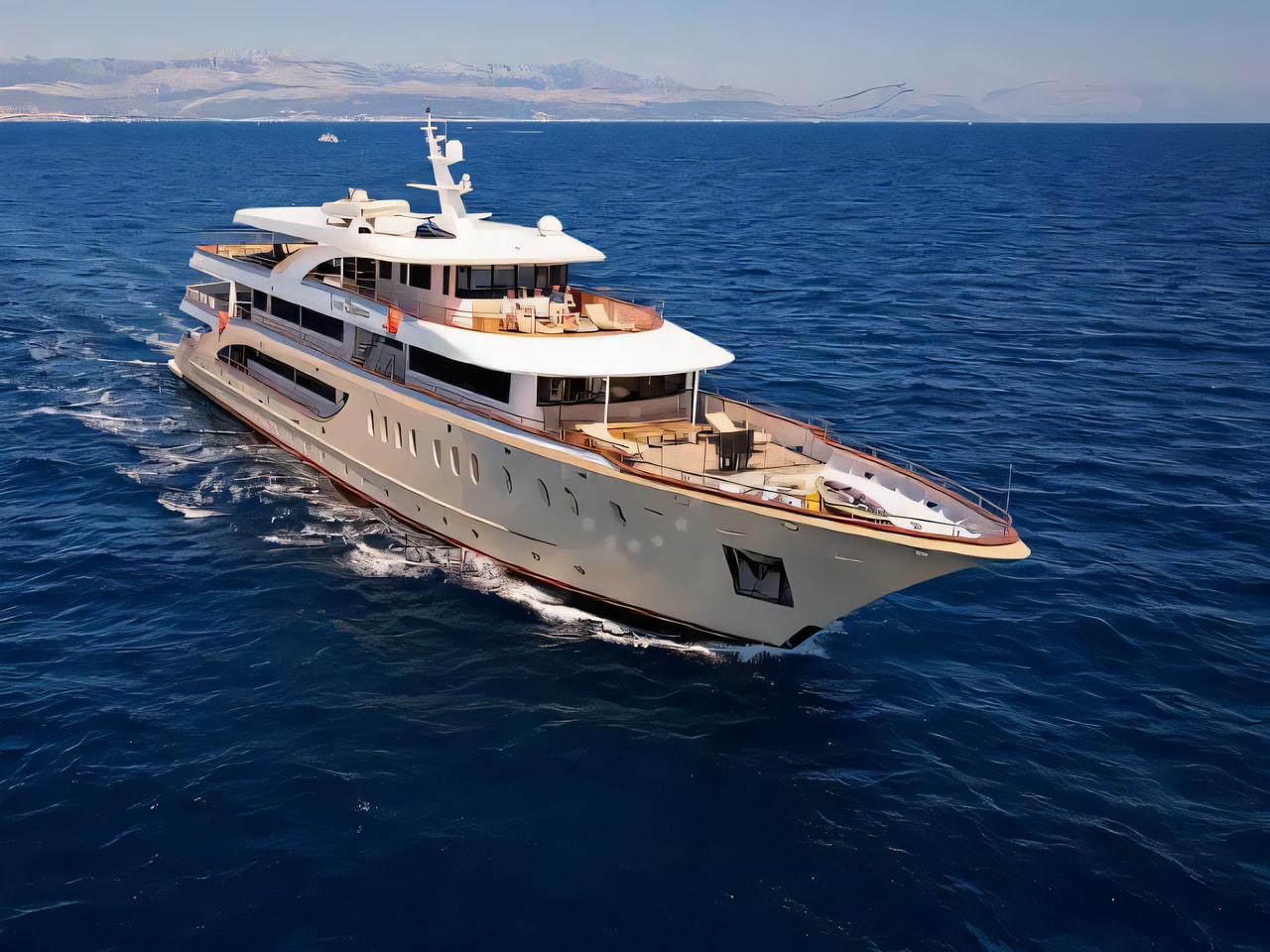 Exterior overview of Motoryacht Queen Eleganza motoryacht for charter from Split ACI Marina in the Split sailing area Croatia