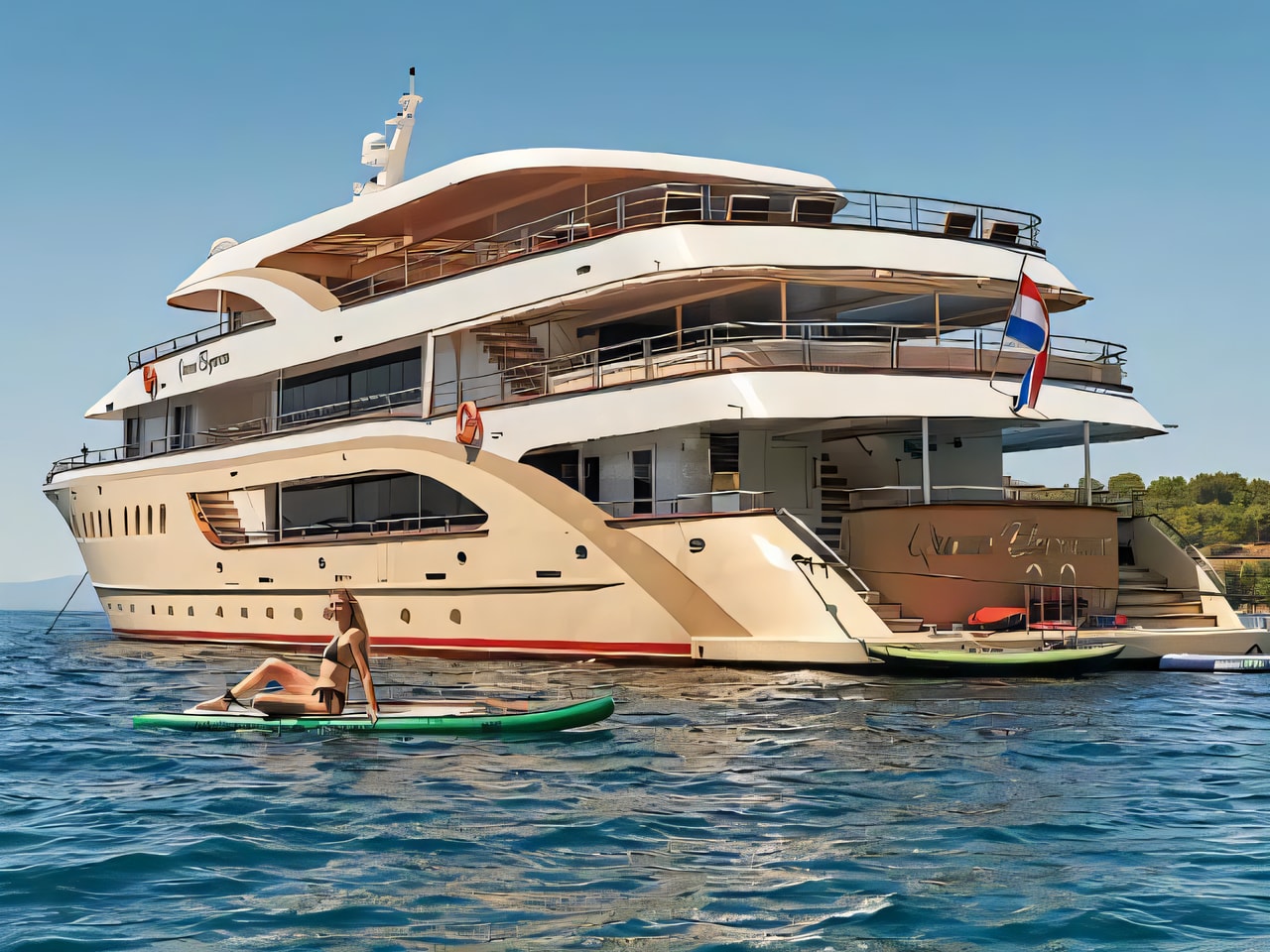 Interior of Motoryacht Queen Eleganza motoryacht with 1 cabins Croatia yacht charter