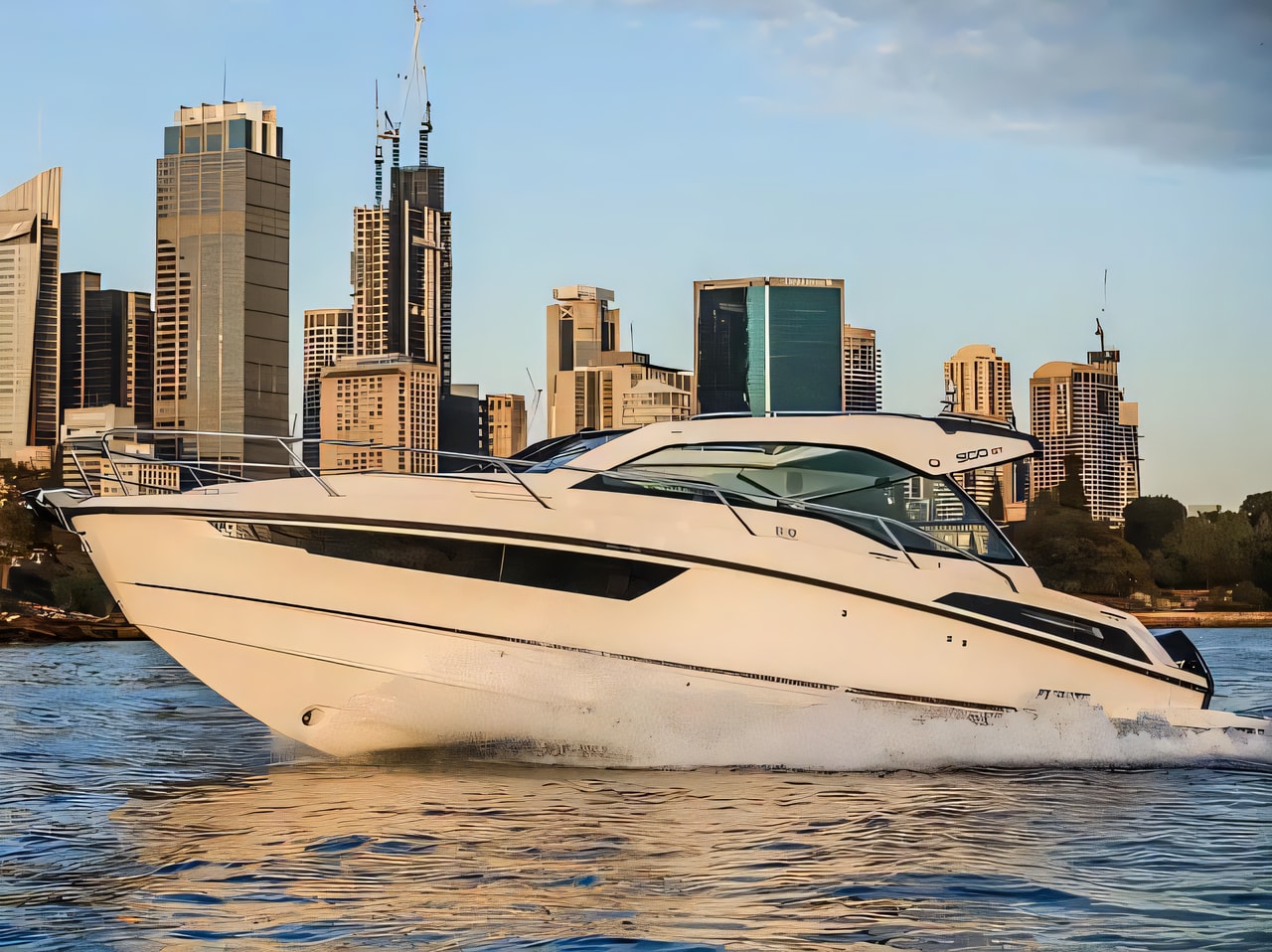 Exterior overview of Flipper 900 ST motor boat for charter from Pirovac Marina in the Kornati sailing area Croatia
