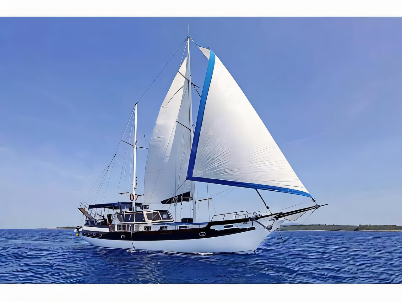 Exterior overview of Gulet - Hera gulet or cruiser for charter from Split Port in the Split sailing area Croatia