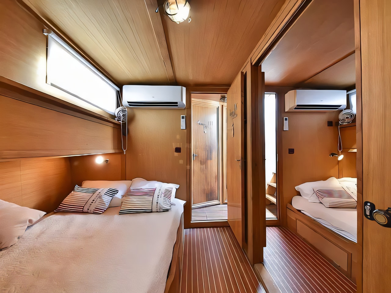 Custom Built Gulet yacht layout 5 cabins Croatia charter