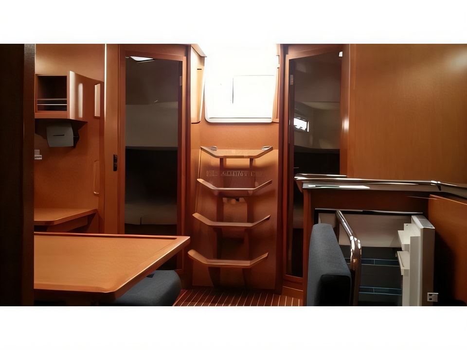 Interior of Bavaria 45 Cruiser sail boat with 4 cabins Croatia yacht charter