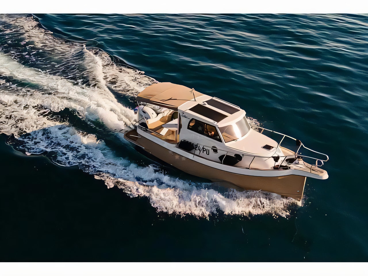 Leidi 660 motor boat for charter from Pula / Tehnomont Marina Veruda Istria / Kvarner sailing area Croatia