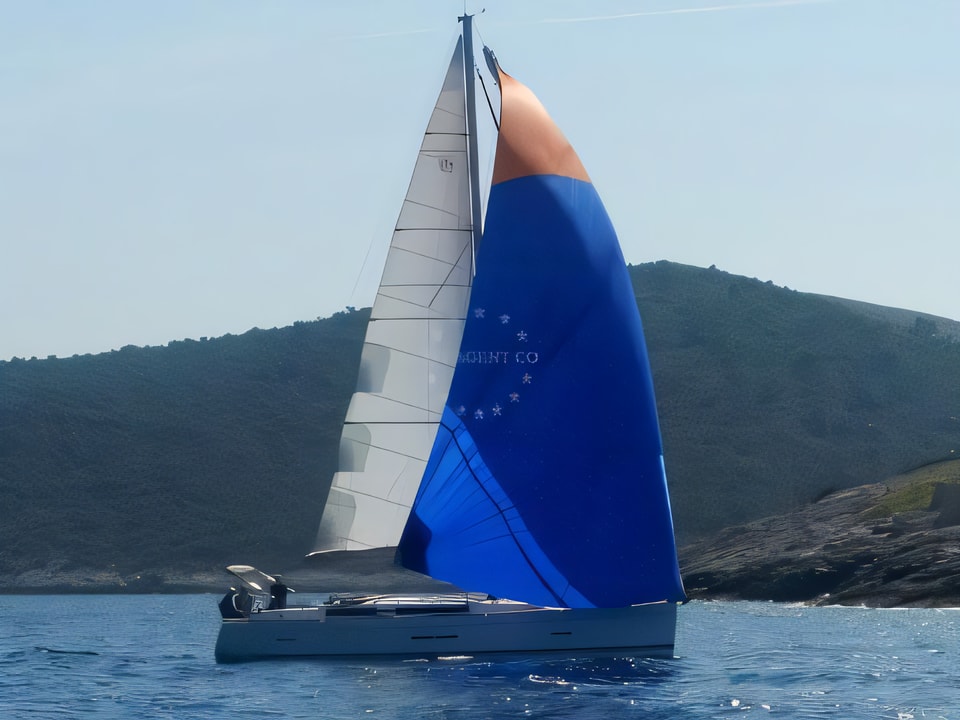 Exterior overview of Dufour 445 GL sail boat for charter from Sibenik Marina Mandalina in the Sibenik sailing area Croatia