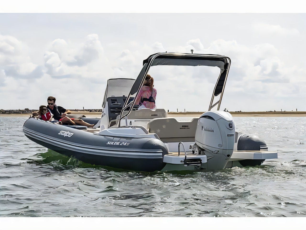Layout of Salpa Soleil 24.5 rubber boat with 0 cabins Croatia yacht charter