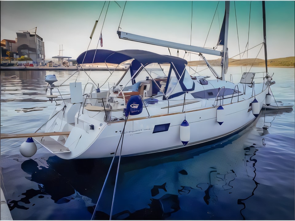 Elan 444 Impression sailing yacht for charter from Biograd / Marina Kornati Zadar sailing area Croatia