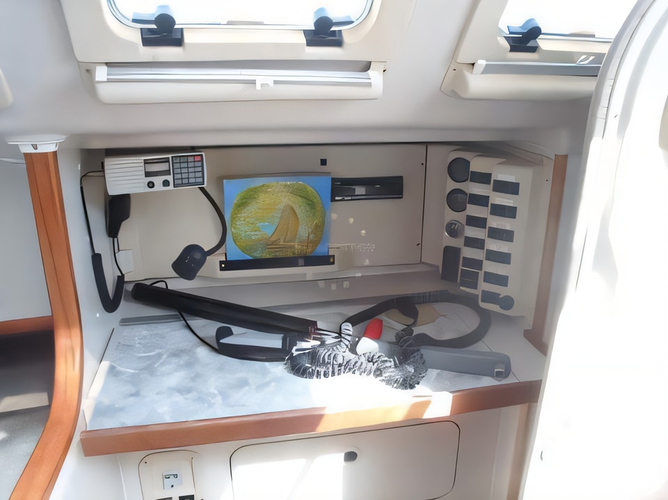 Dehler 34 yacht layout 2 cabins Croatia charter