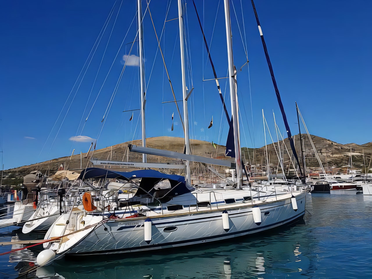 Bavaria 50 Cruiser sailing yacht for charter from Bilice, Sibenik / Bilice Port Kornati sailing area Croatia