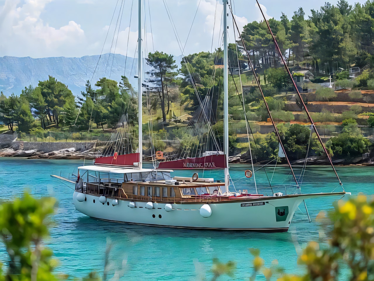 Gulet Morning Star charter yacht in Split, Croatia
