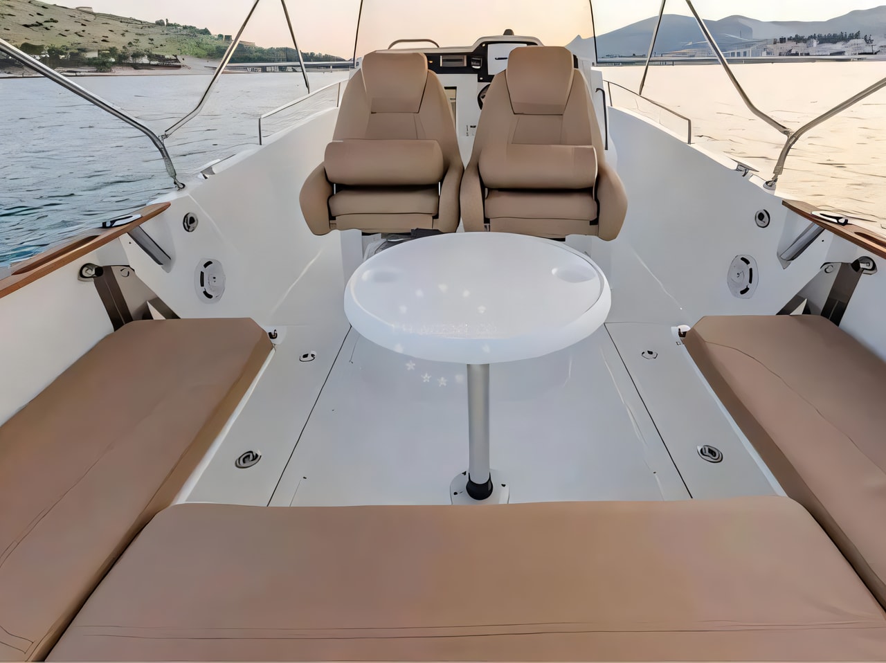 Cap Camarat 7.5 CC yacht layout 1 cabins Croatia charter