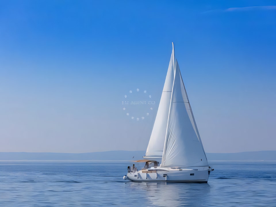 Exterior overview of Elan 45 Impression sail boat for charter from Split ACI Marina in the Split sailing area Croatia