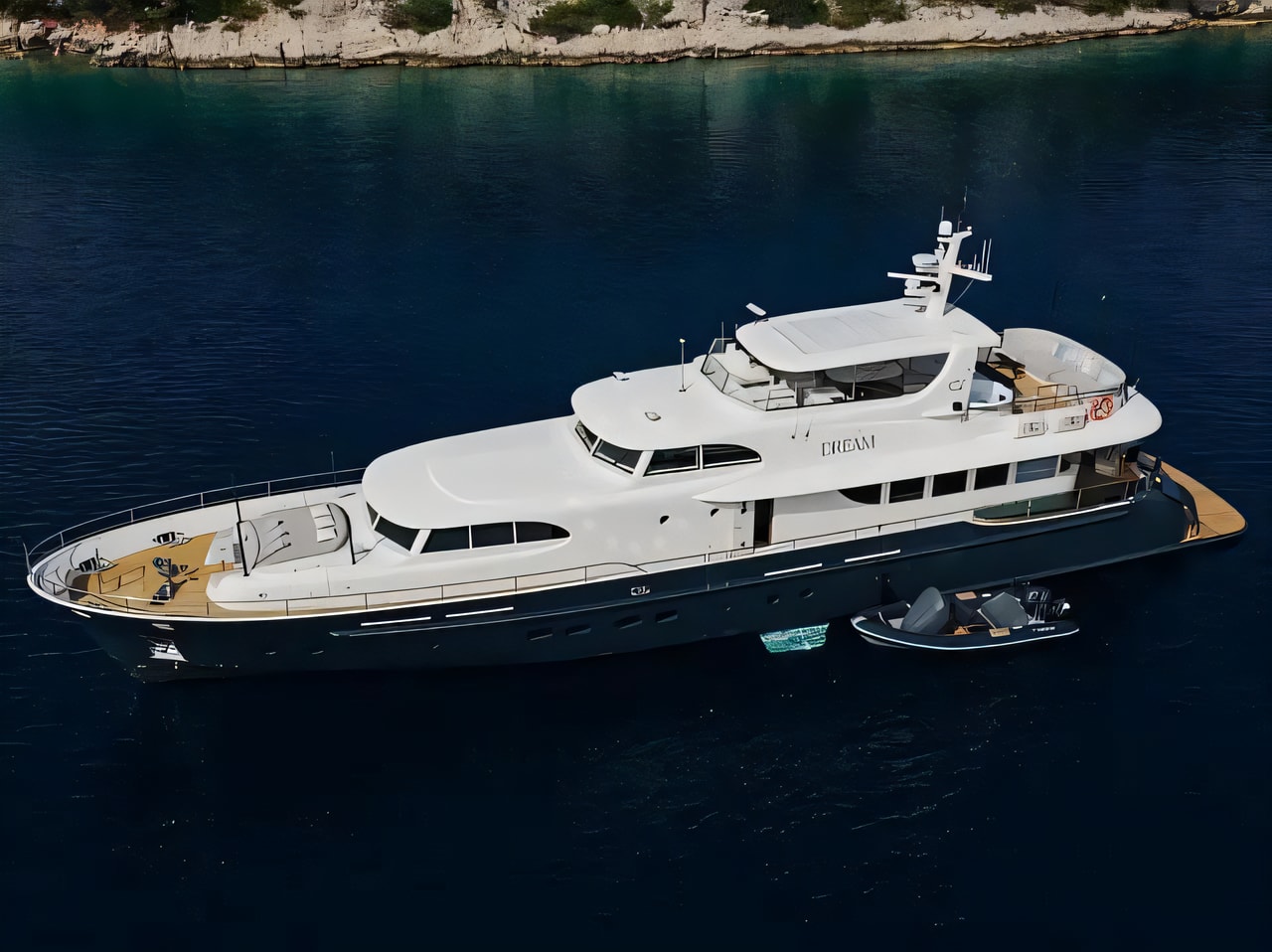 Interior of Cyrus Yachts 34M motoryacht with 5 cabins Croatia yacht charter