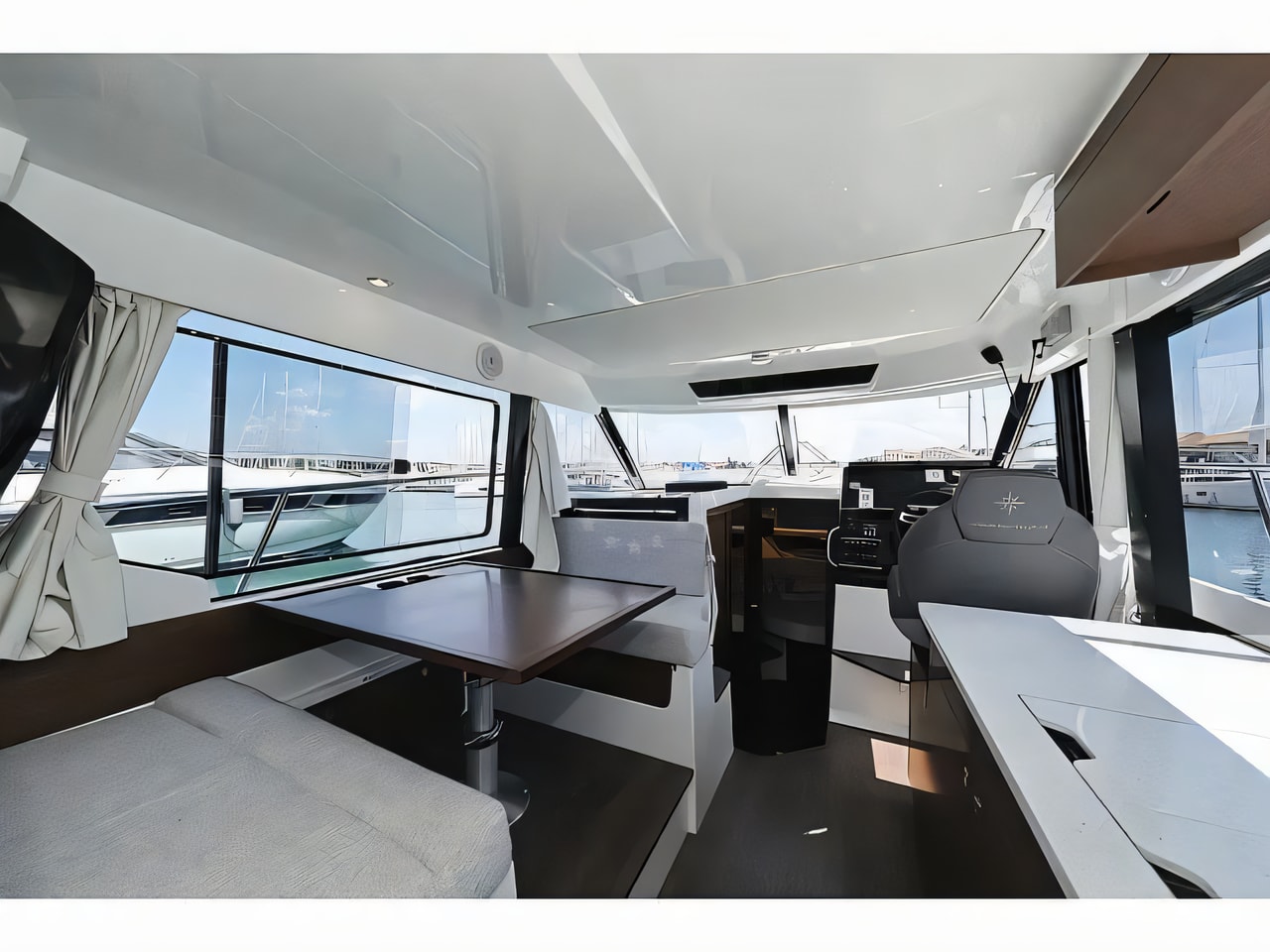 Layout of Merry Fisher 1095 FLY motor boat with 3 cabins Croatia yacht charter