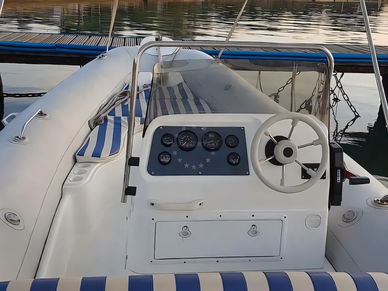 Interior of Zodiac Medline 2 motor boat with 0 cabins Croatia yacht charter