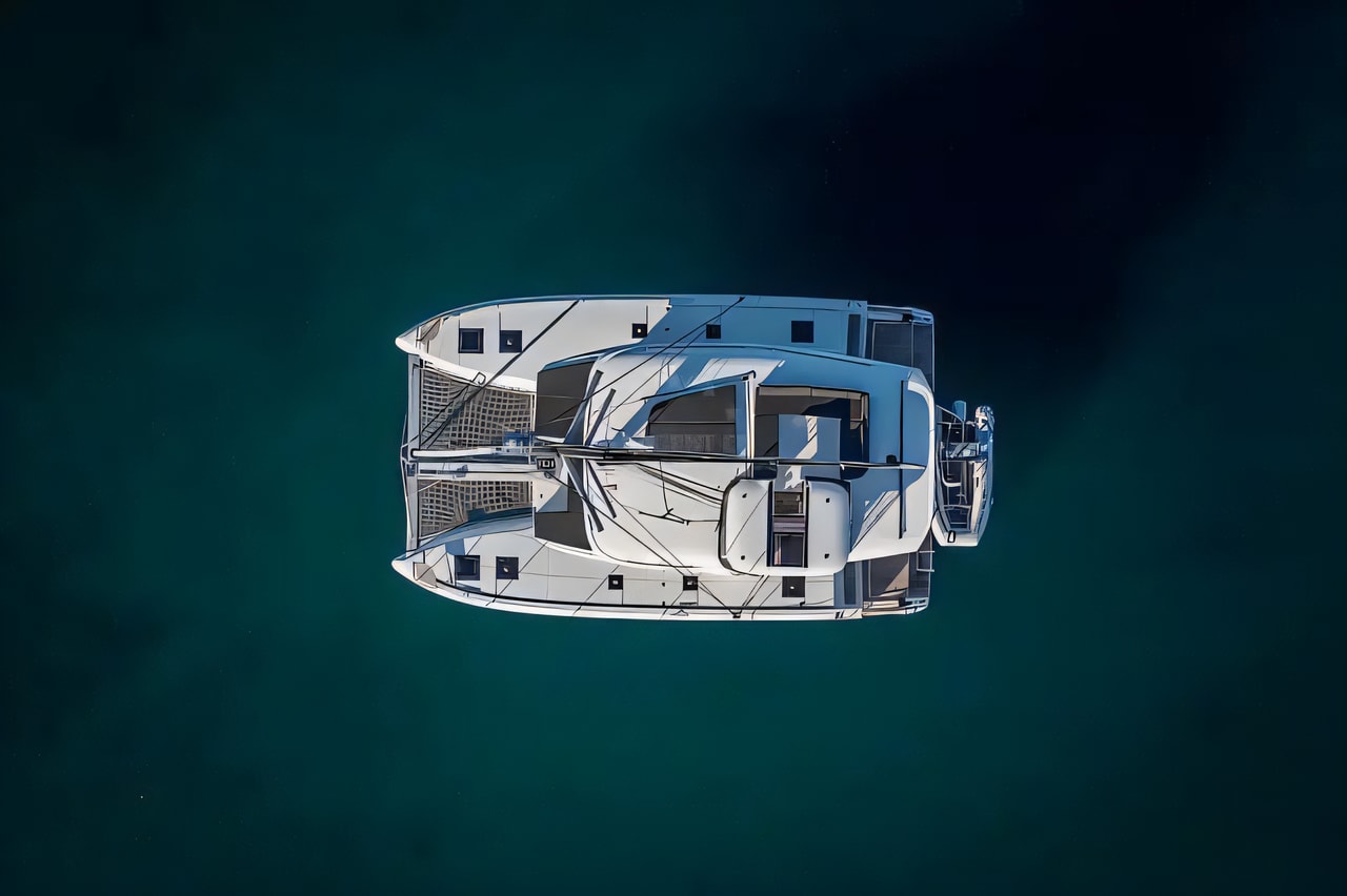 Interior of Lagoon 43 catamaran with 6 cabins Croatia yacht charter