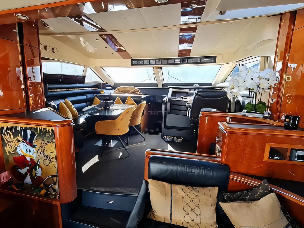 Dominator 63 yacht layout 4 cabins Croatia charter