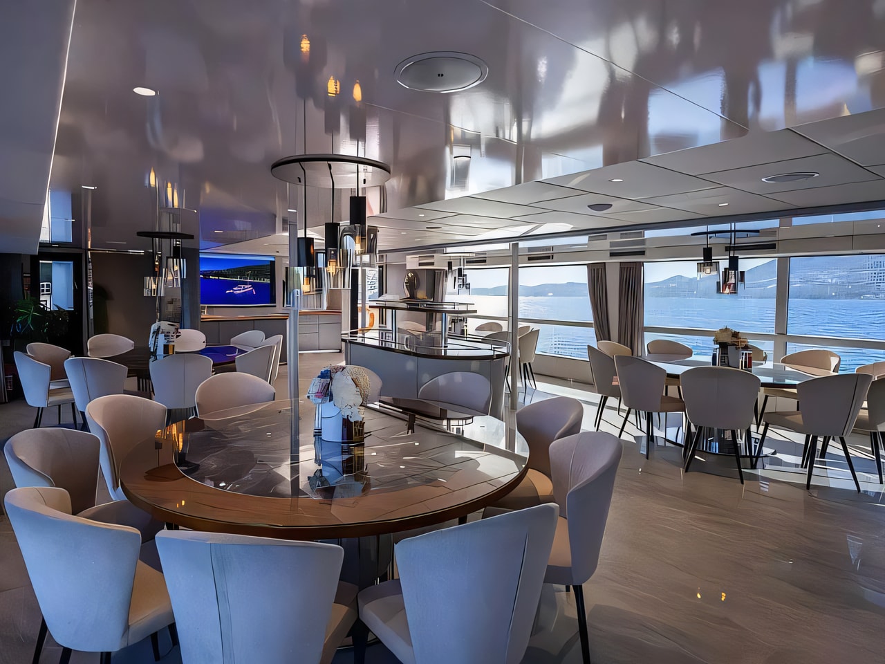 Layout of Adriatic King cruiser with 1 cabins Croatia yacht charter
