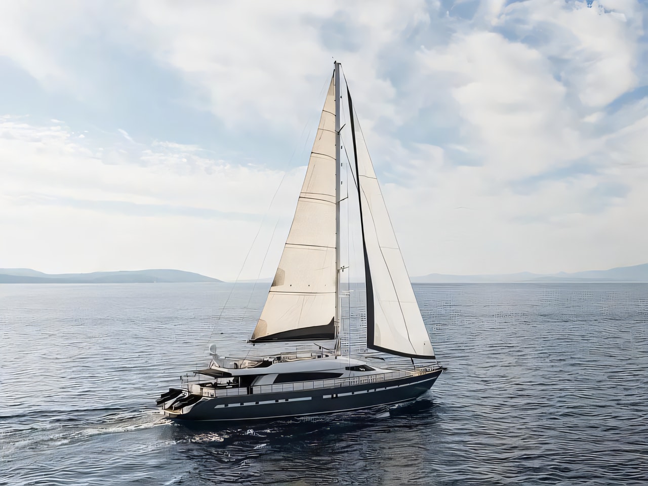 Exterior overview of Motoryacht - CBM yachts motoryacht for charter from Split ACI Marina in the Split sailing area Croatia