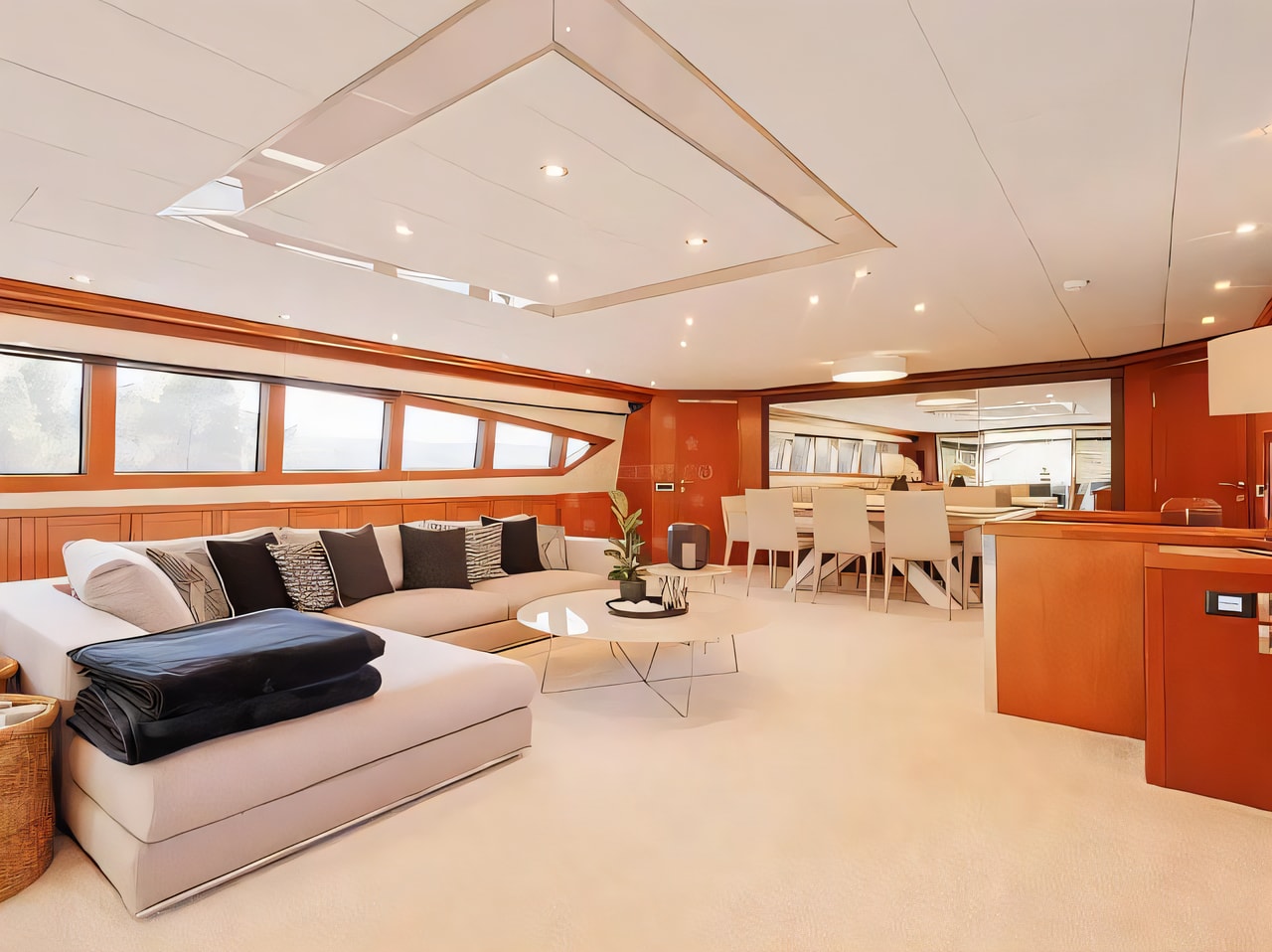 Layout of Motoryacht - CBM yachts motoryacht with 4 cabins Croatia yacht charter