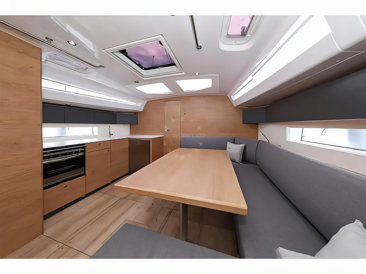 Layout of Elan Impression 43 - 3 cabins, PRESTIGE sail boat with 3 cabins Croatia yacht charter