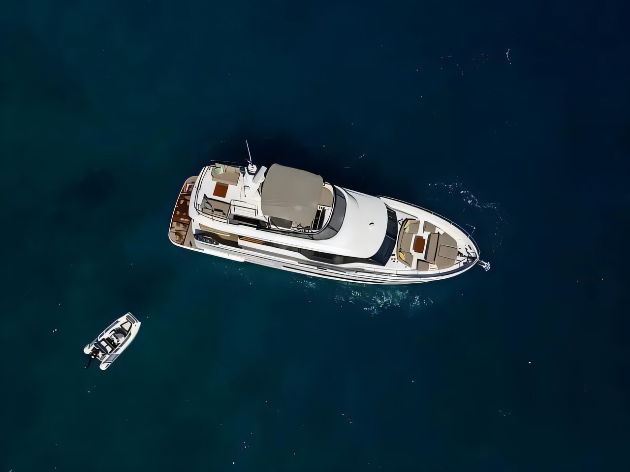 Interior of Azimut Magellano 60 motoryacht with 3 cabins Croatia yacht charter