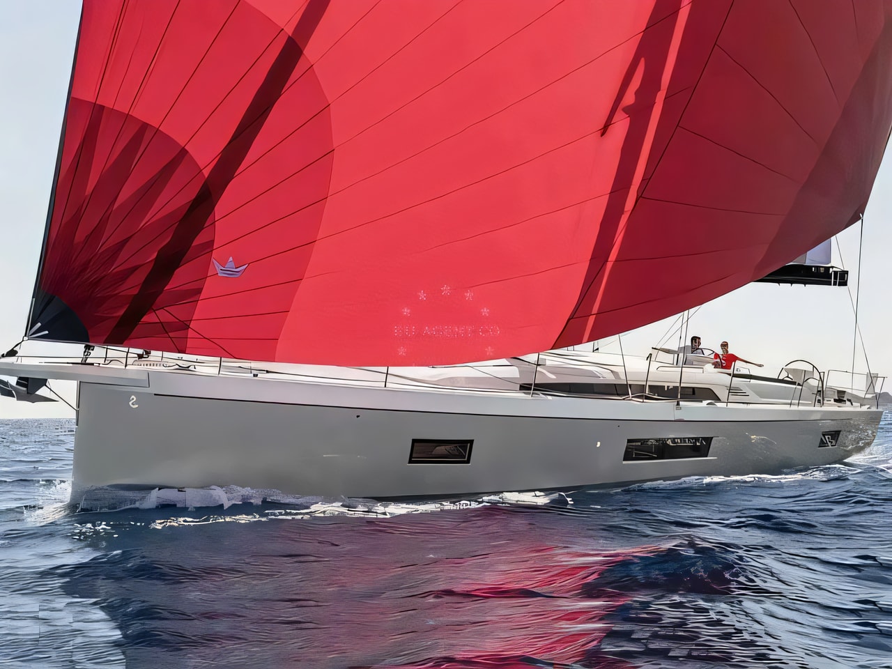 Exterior overview of Oceanis 51.1 sail boat for charter from Primosten Marina Kremik in the Kornati sailing area Croatia