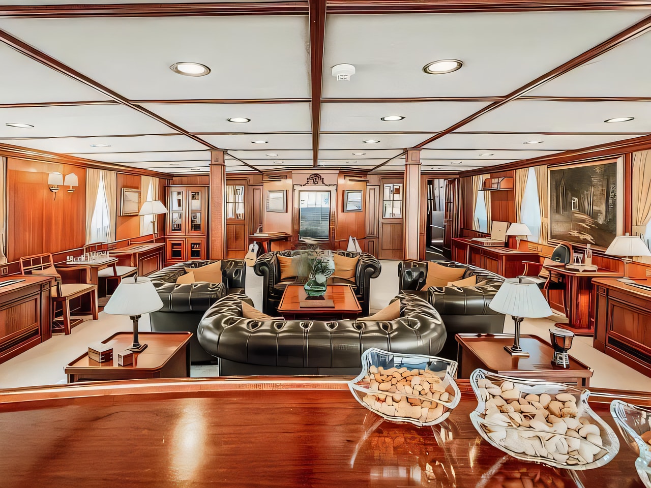 Layout of Motoryacht Seagull 2 motoryacht with 6 cabins Croatia yacht charter