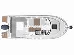 Interior of Merry Fisher 695 motor boat with 1 cabins Croatia yacht charter