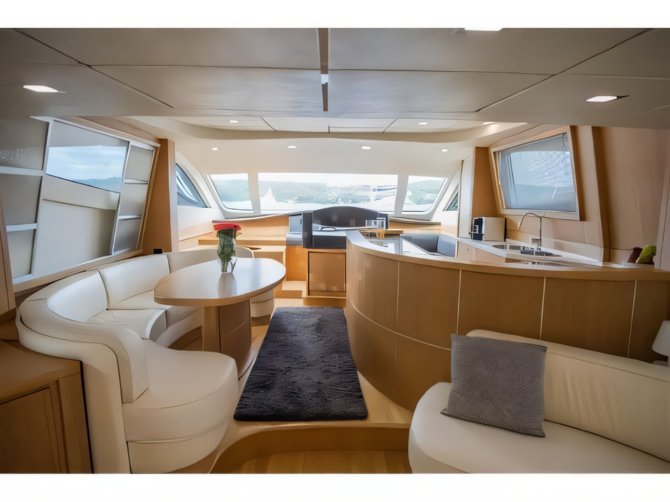 Interior of Abacus 70 motoryacht with 5 cabins Croatia yacht charter