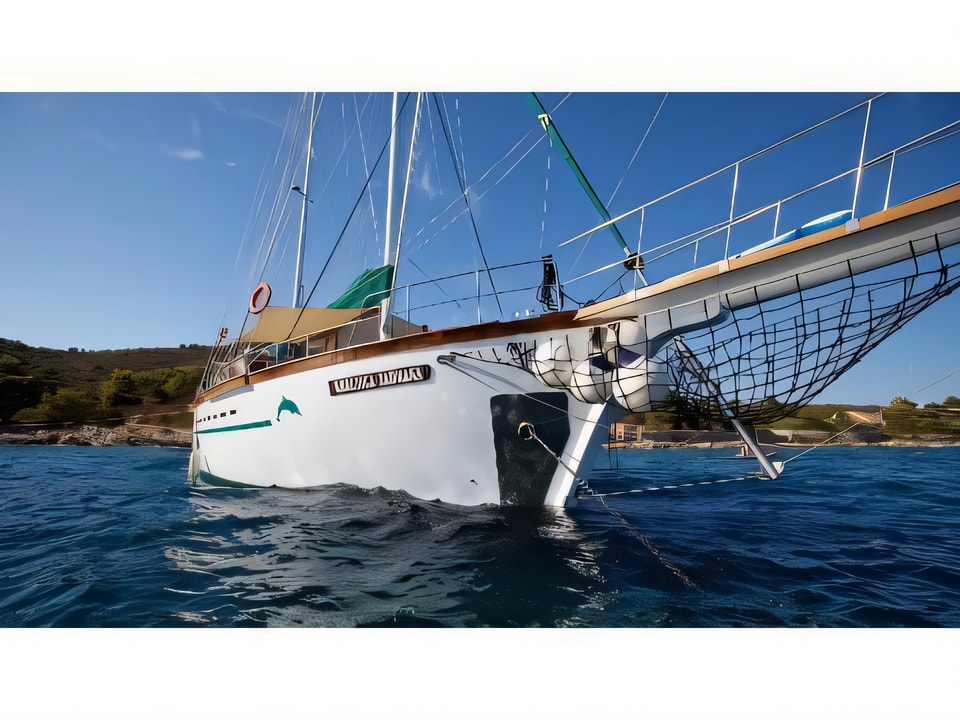 QUEEN OF THE ADRIATIC gulet for charter from Kastel Gomilica / Port Kastilac Sibenik sailing area Croatia