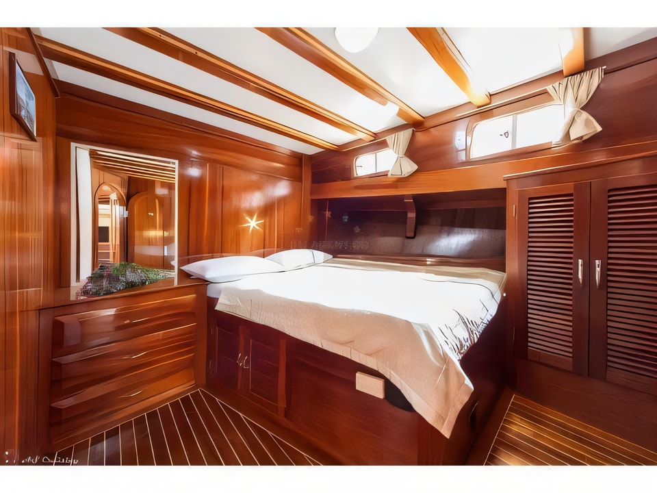 Interior of ANNA MARIJA gulet or cruiser with 6 cabins Croatia yacht charter