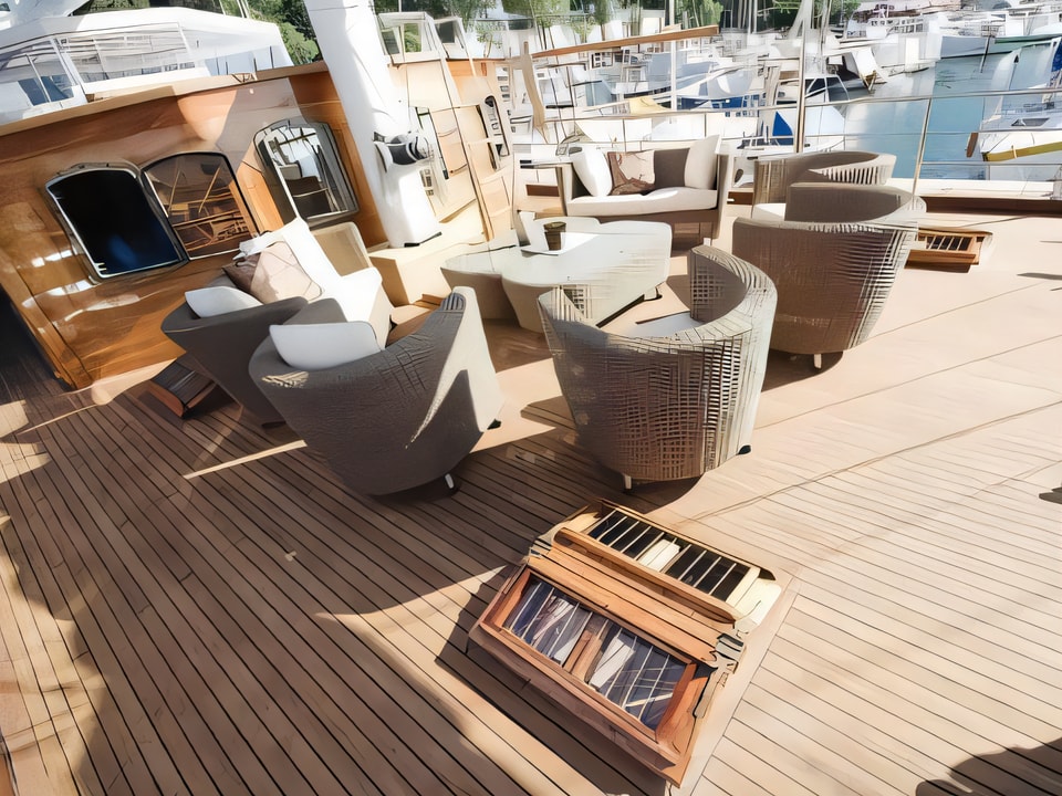 Interior of LIBRA gulet or cruiser with 6 cabins Croatia yacht charter