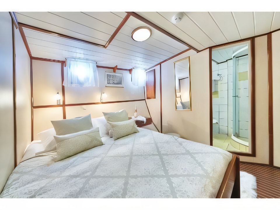 Interior of Cataleya gulet or cruiser with 9 cabins Croatia yacht charter