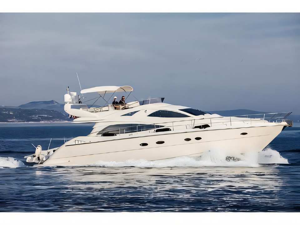 Exterior overview of Aicon 56 S Fly motoryacht for charter from Sibenik Marina Mandalina in the Sibenik sailing area Croatia