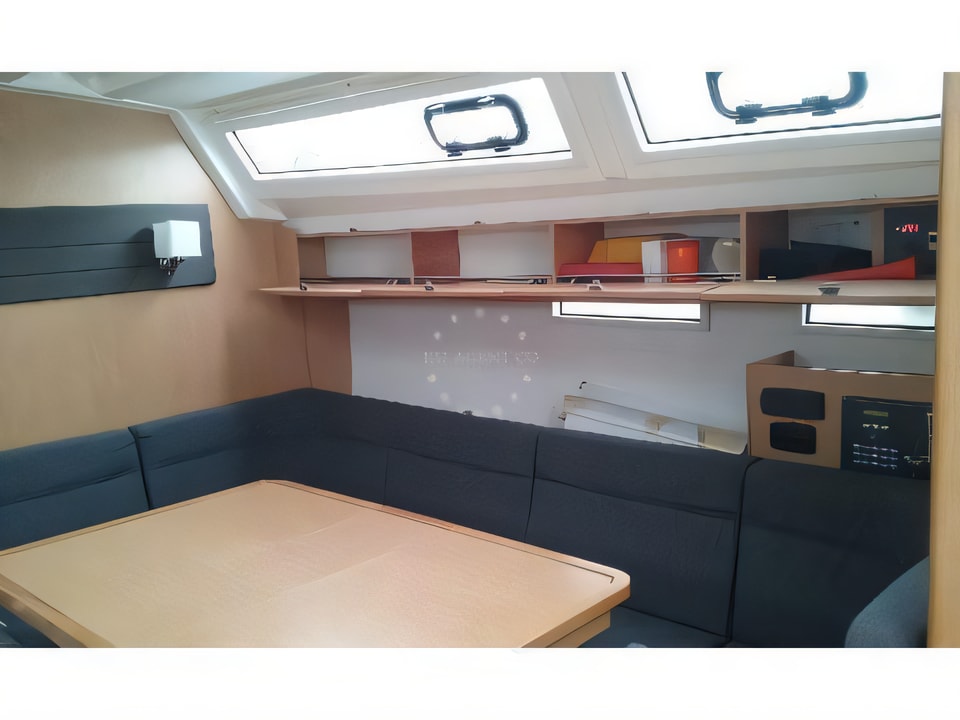 Interior of Bavaria Cruiser 46 sail boat with 4 cabins Croatia yacht charter