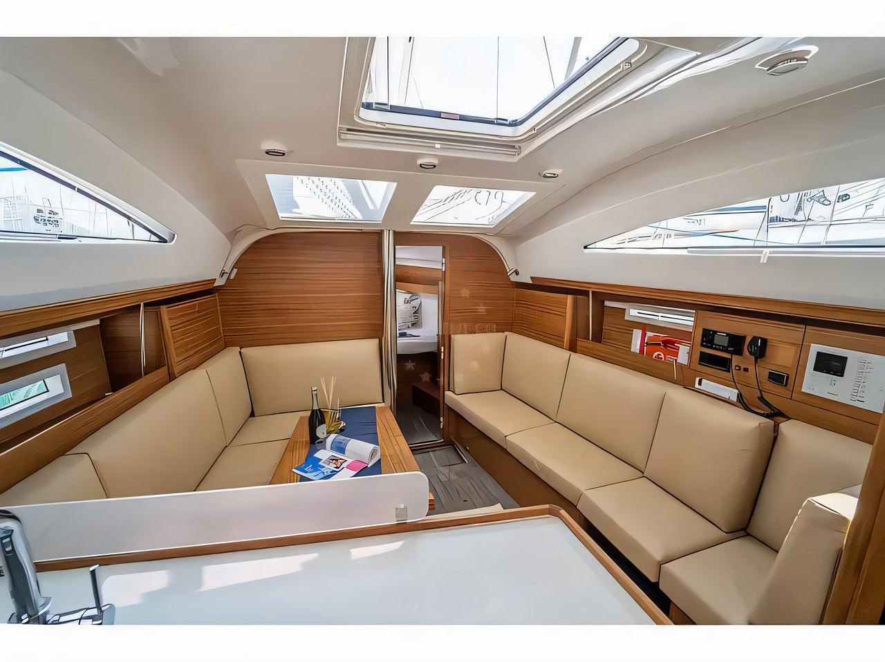 Elan Impression 40.1 yacht layout 3 cabins Croatia charter