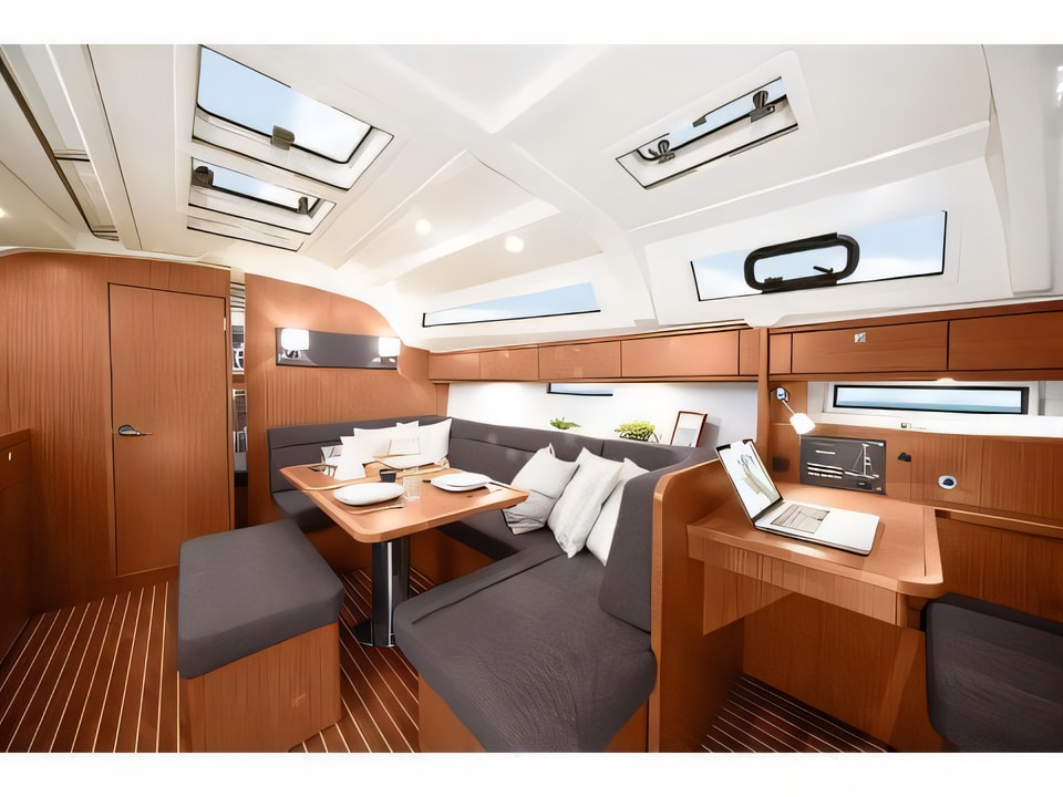 Interior of Bavaria 41 BT '15 sail boat with 3 cabins Croatia yacht charter