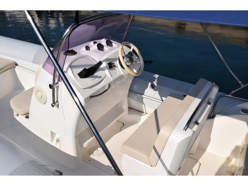 Interior of Brig Eagle 645 motor boat with 0 cabins Croatia yacht charter