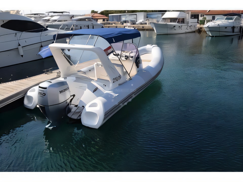 Layout of Brig Eagle 645 motor boat with 0 cabins Croatia yacht charter