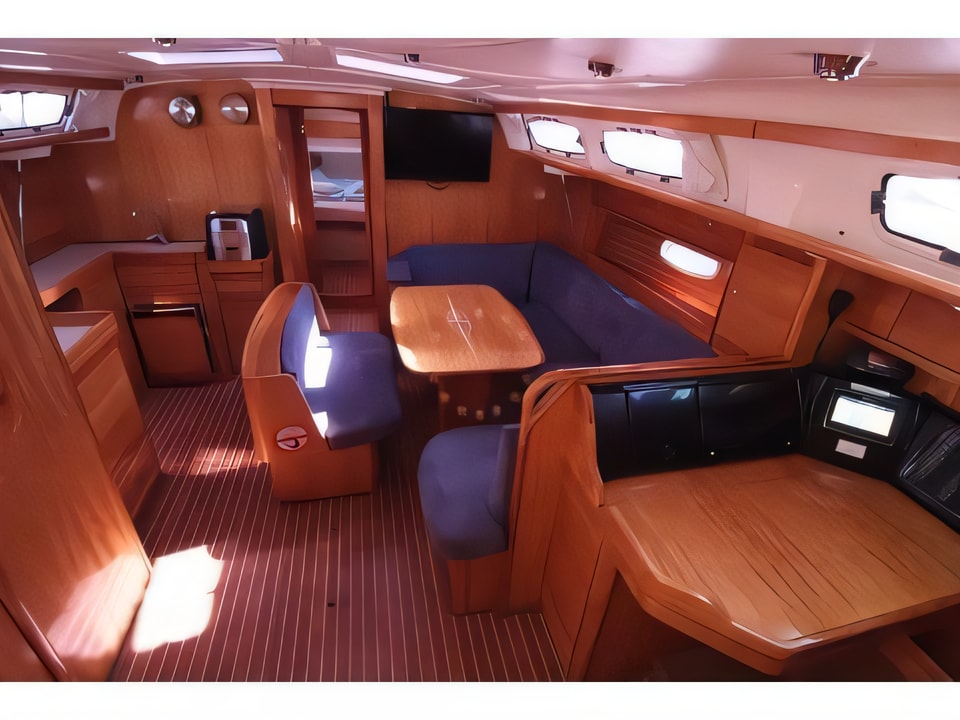 Interior of Bavaria 46 Cruiser sail boat with 4 cabins Croatia yacht charter