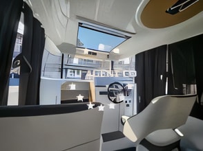 Layout of Beneteau Barracuda 8 motor boat with 1 cabins Croatia yacht charter