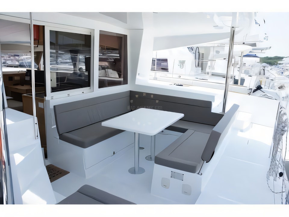 Interior of Lagoon 400 S2 catamaran with 6 cabins Croatia yacht charter