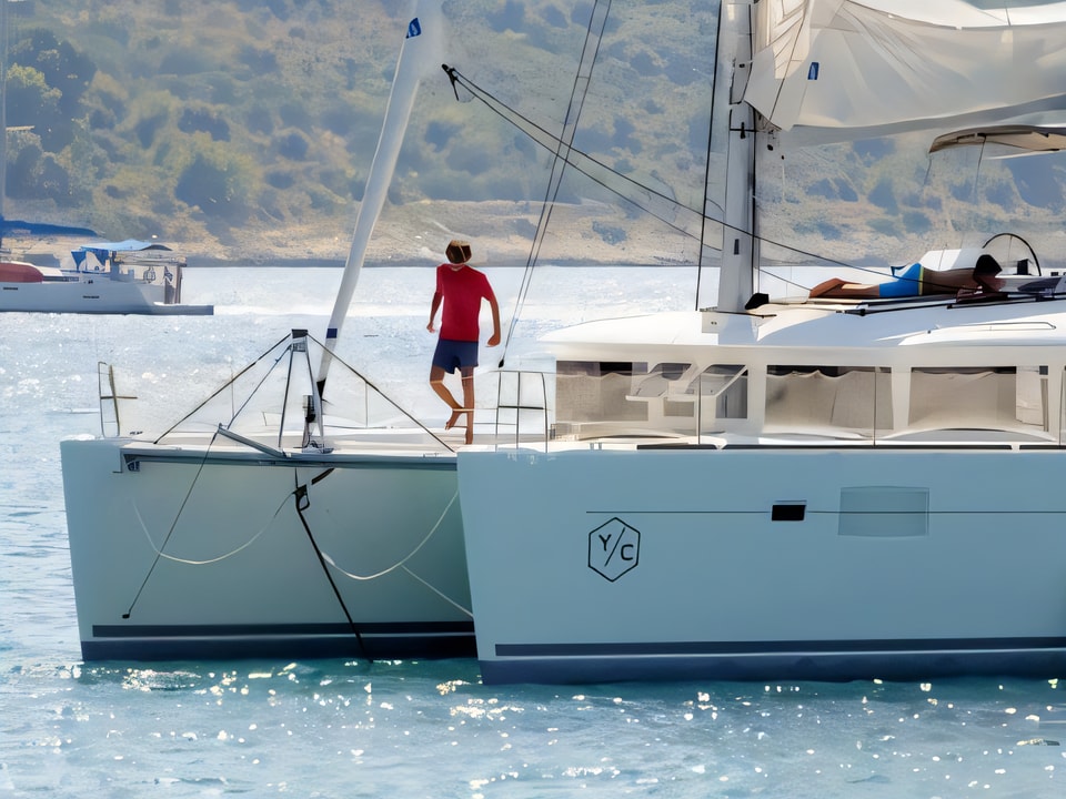 Lagoon 450F catamaran for charter from Sibenik / Marina Mandalina Sibenik sailing area Croatia