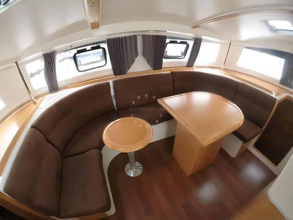 Interior of Nautitech 441 catamaran with 6 cabins Croatia yacht charter