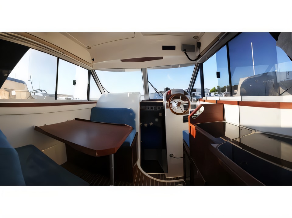 Interior of Adria Event 850 motor boat with 1 cabins Croatia yacht charter