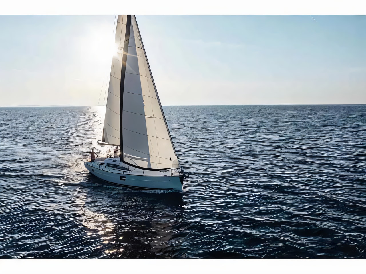Exterior overview of Elan Impression 40.1 sail boat for charter from SCT Marina Trogir in the Split sailing area Croatia